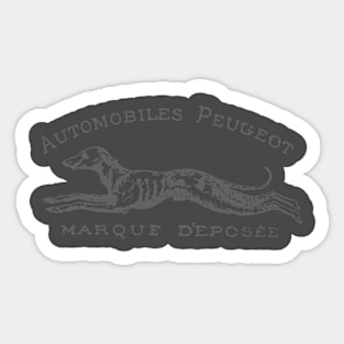 Automobiles Peugeot Sticker